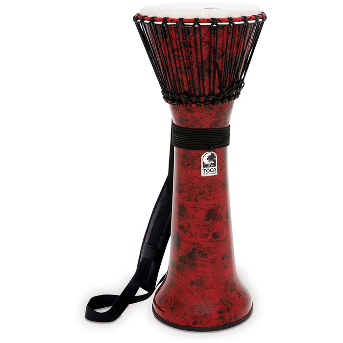 Toca Freestyle 12" Klong Yao Drum, Red Marble