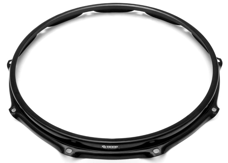 S-HOOP 14" 10 Hole BLACK PC/Steel S-Hoop