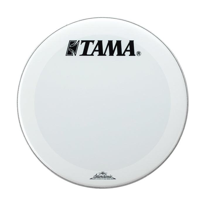 Tama 20" Smooth White Front Head w/ Starclassic Logo