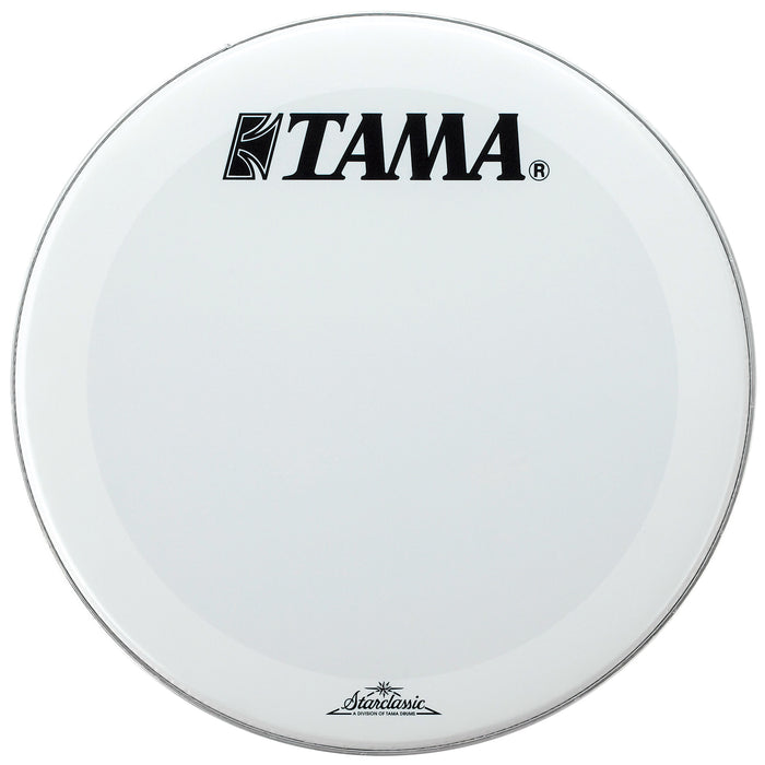 Tama 24" Smooth White Front Head w/ Starclassic Logo