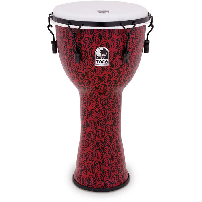 Toca 10" Freestyle II Djembe, Extended Rim, Red Mask