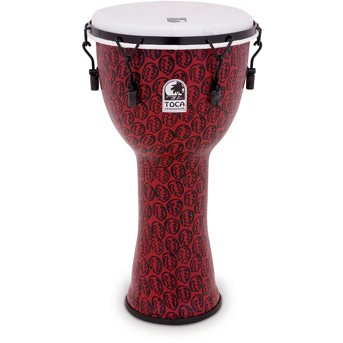 Toca 12" Freestyle II Djembe, Extended Rim, Red Mask