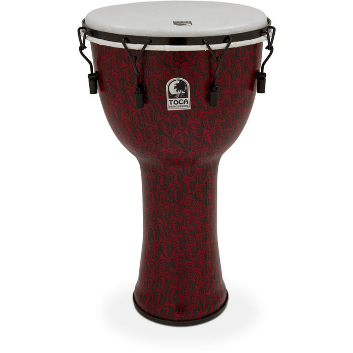 Toca 14" Freestyle II Djembe with Bag, Extended Rim, Red Mask