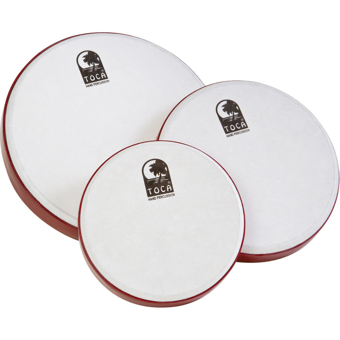 Toca PVC Frame Drums 3 Pack with Bag - TFD-3PK