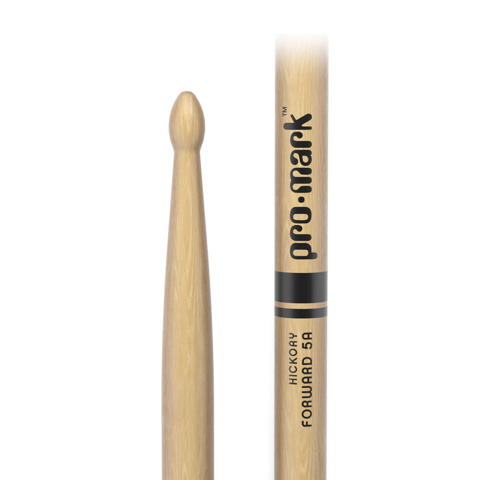 ProMark Classic Forward 5A Hickory Drumstick, Oval Wood Tip