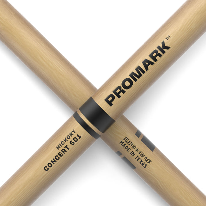 ProMark Concert SD1 Hickory Drumstick, Wood Tip