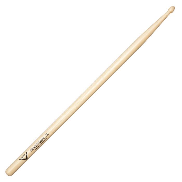 Vater Traditional 7A Hickory Drum Sticks - Wood Tip
