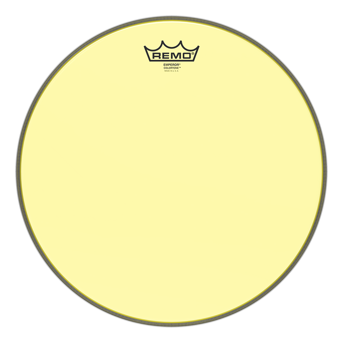 Remo Emperor Colortone Yellow Drumhead 14"
