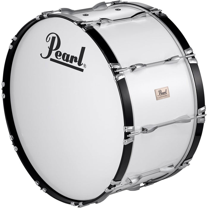 Pearl Competitor Series 28" x 14" Marching Bass Drum - Pure White