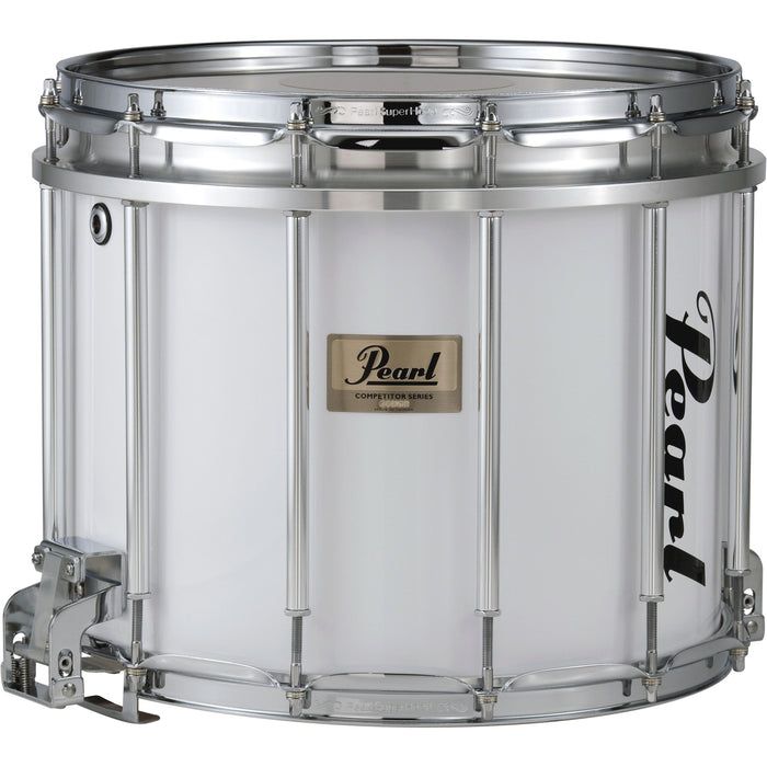 Pearl Competitor Series 14" x 12" High Tension Marching Snare Drum - Pure White
