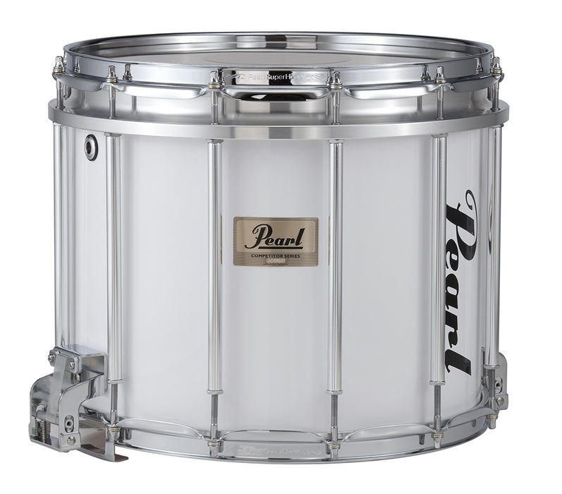 Pearl Competitor Series 13" x 11" High Tension Marching Snare Drum - Pure White