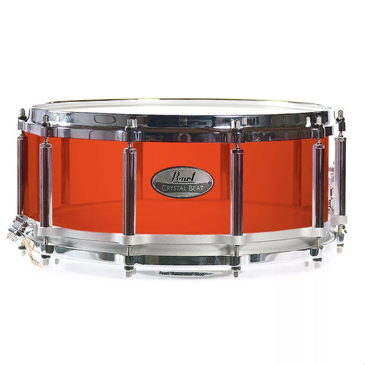 Pearl 14x6.5 Crystal Beat Free Floating Snare Drum - Ruby Red — Drums on  SALE