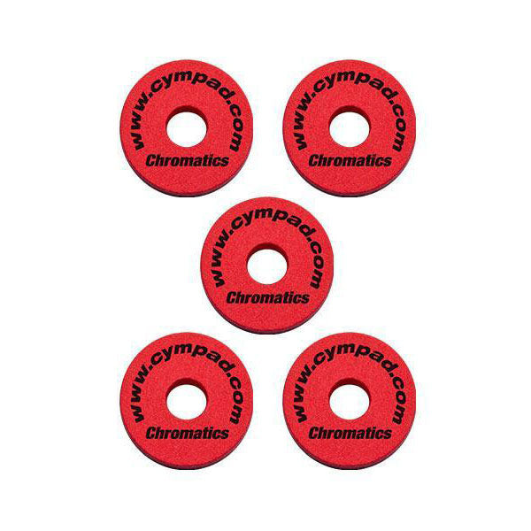 Cympad Chromatics Cymbal Washers 40/15mm Red - 5pk