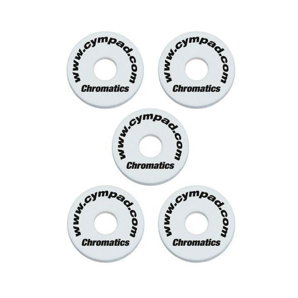 Cympad Chromatics Cymbal Washers 40/15mm White - 5pk
