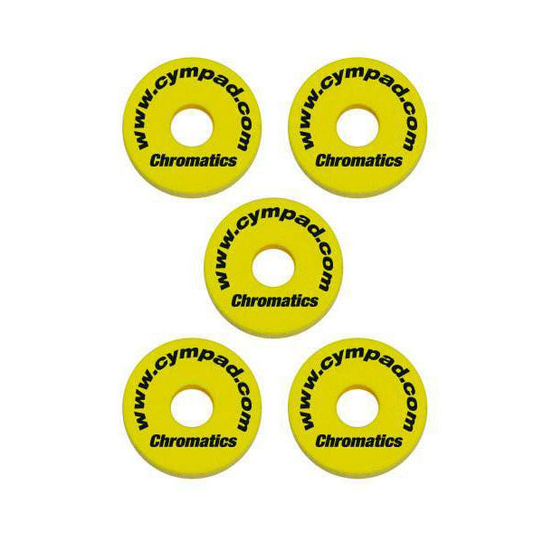 Cympad Chromatics Cymbal Washers 40/15mm Yellow - 5pk