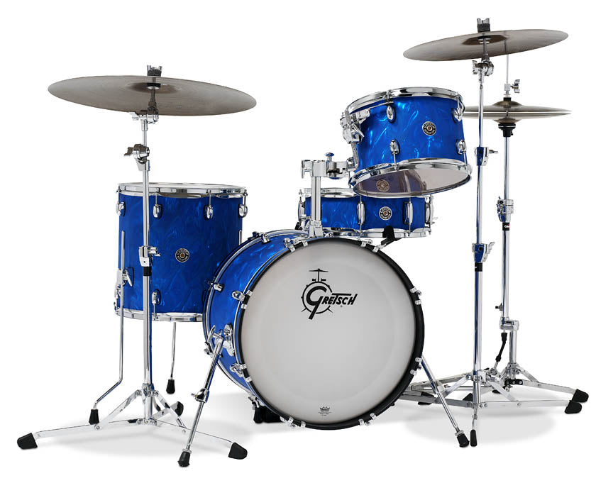 Gretsch Catalina Club Jazz 4pc Shell Pack - Blue Satin Flame