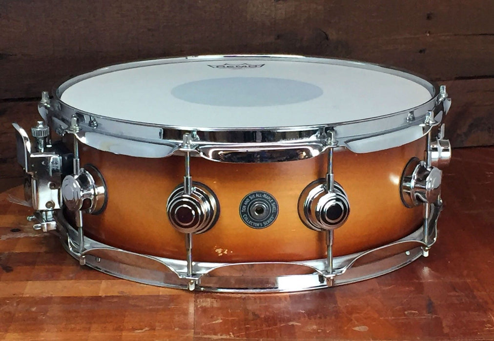 DW 14" x 5" Collectors Series Ten and Six All-Maple Snare Drum in Satin Sunburst