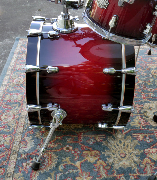 Ludwig Element Birch 5pc Shell Pack - Deep Redburst