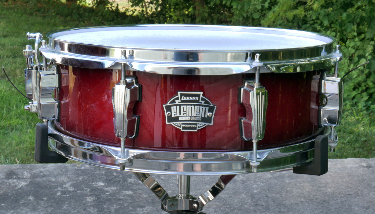 Ludwig Element Birch 5pc Shell Pack - Deep Redburst