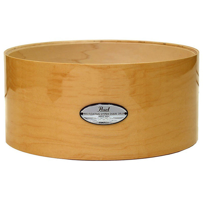 Pearl Free Floating Snare Replacement Shell 8" 6ply Maple #102 Natural Maple