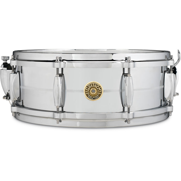 Gretsch 5" x 14" Chrome Over Brass Snare Drum