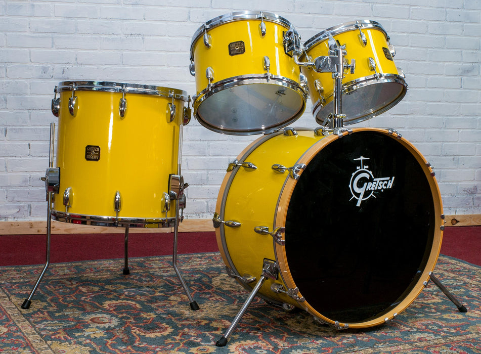 Gretsch USA Custom 1990 4pc Shell Pack in Nitron Yellow