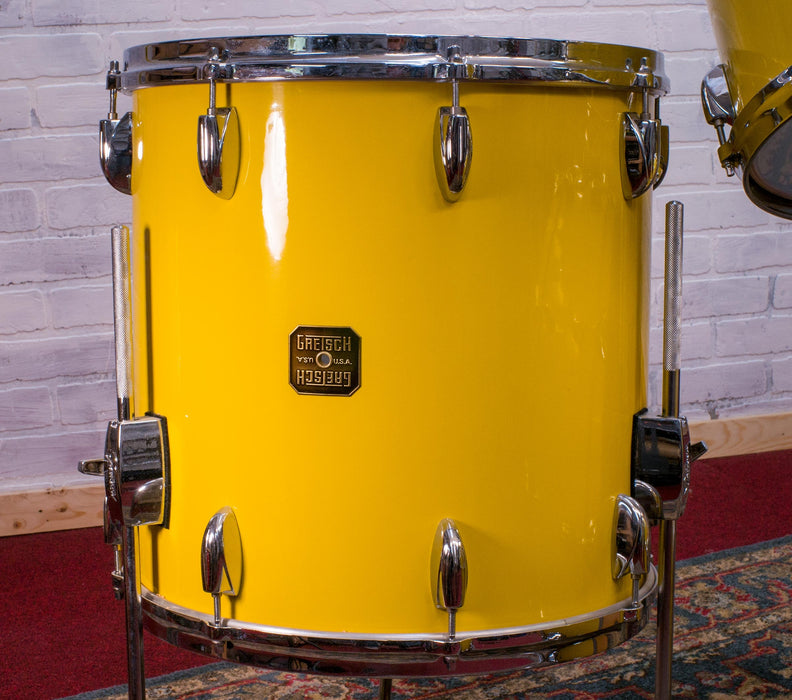 Gretsch USA Custom 1990 4pc Shell Pack in Nitron Yellow