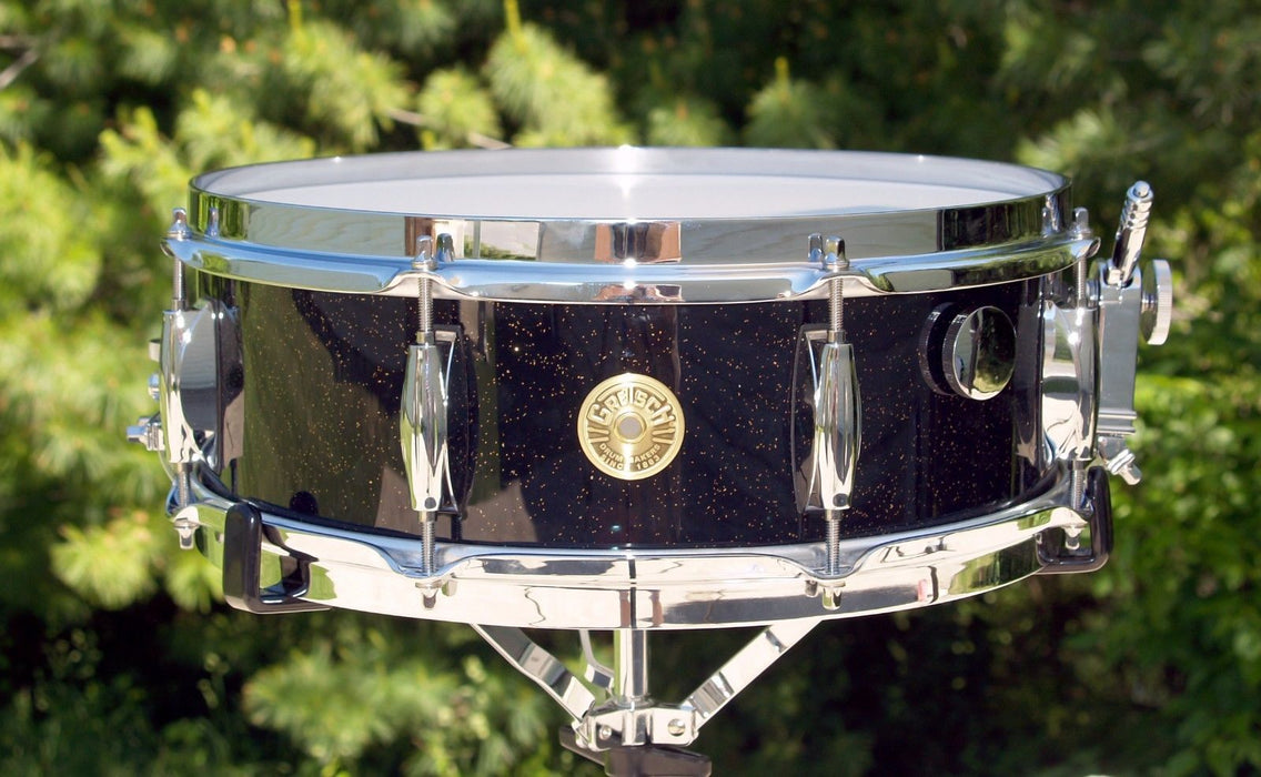 Gretsch Broadkaster Snare Drum 5" x 14" Vintage Build in Anniversary Sparkle