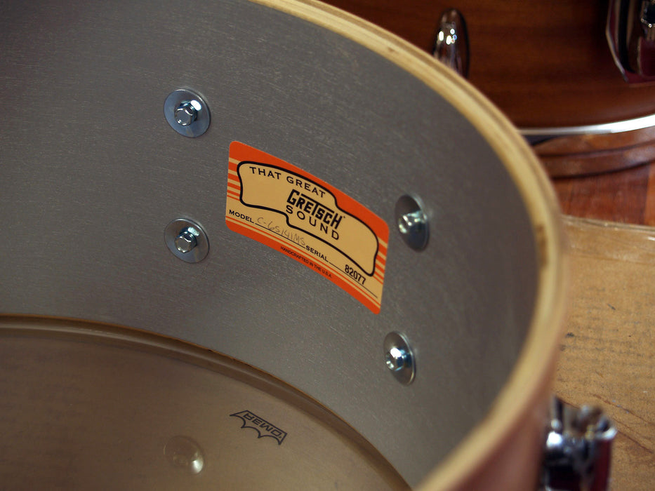 Gretsch USA Custom Limited Edition Ribbon Mahogany Snare Drum - NEW!