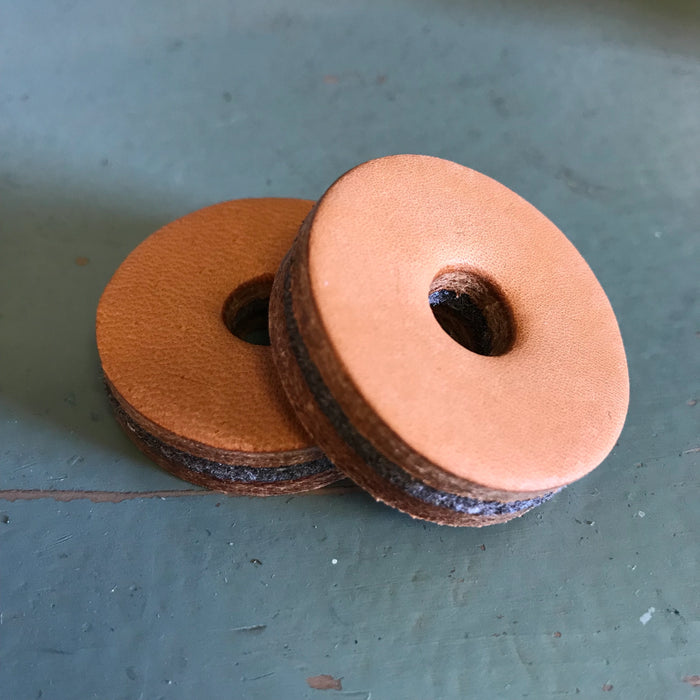 Tackle Leather and Wool Cymbal Washers