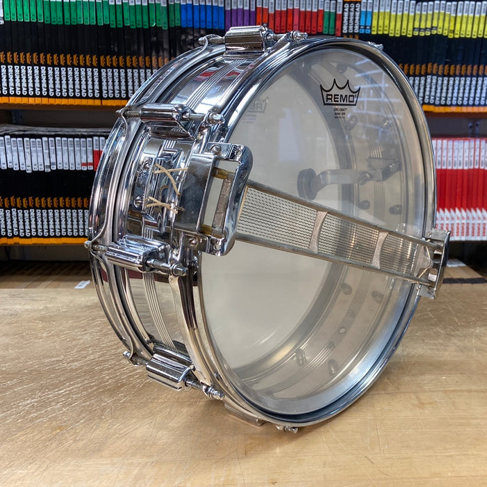 Rogers Late '60s Dynasonic 14" x 5" Chrome Over Brass Snare Drum