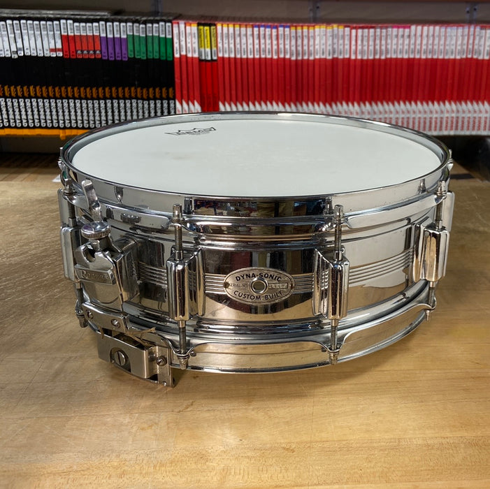 Rogers Late '60s Dynasonic 14" x 5" Chrome Over Brass Snare Drum