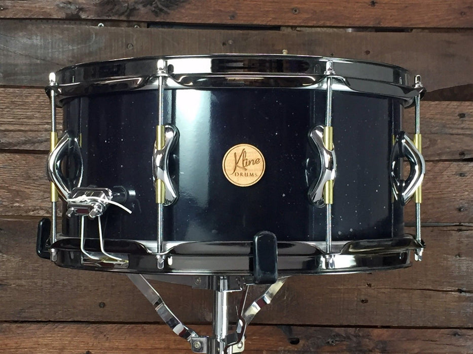 Kline Drums 13" x 7" 10ply Maple Snare in Star Lacquer w/ Pearl Hardware