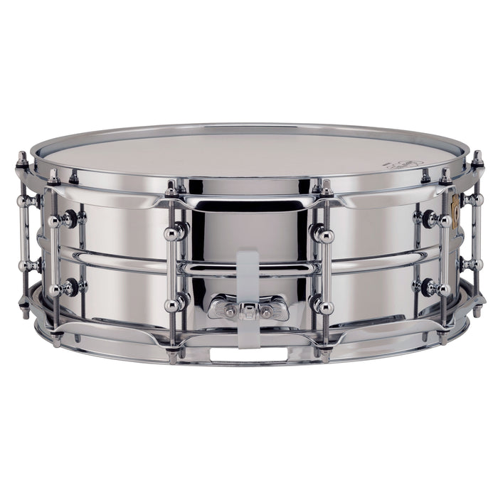 Ludwig 5"x14" Chrome Over Brass Supra-Phonic Snare Drum w/ Tube Lugs