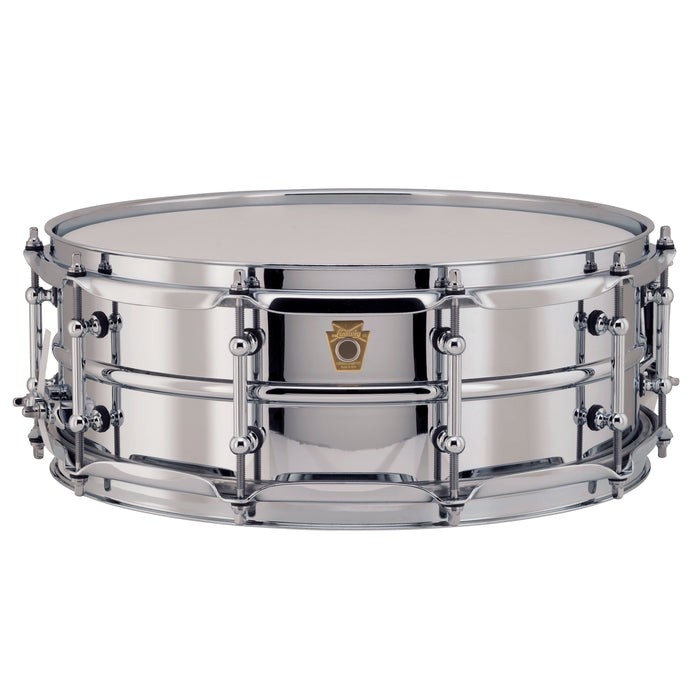 Ludwig 5"x14" Chrome Over Brass Supra-Phonic Snare Drum w/ Tube Lugs