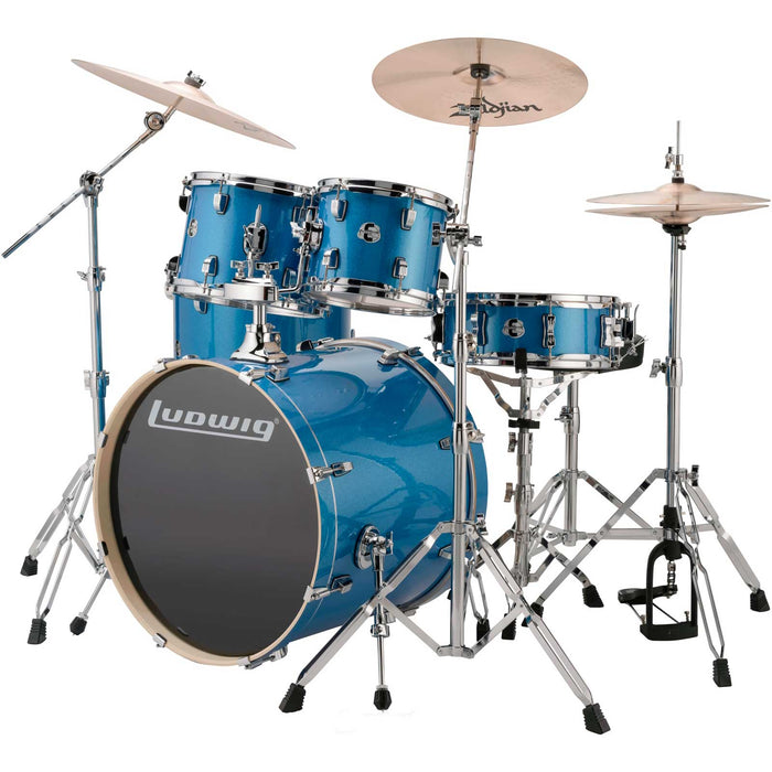 Ludwig Element Evolution 22" Drive Complete Drum Set w/ Zildjian Cymbals