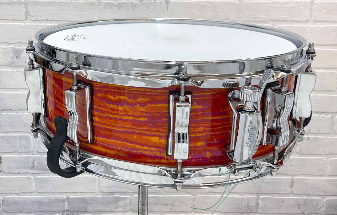 Ludwig 5" x 14" Legacy Mahogany Snare Drum - Mod Orange