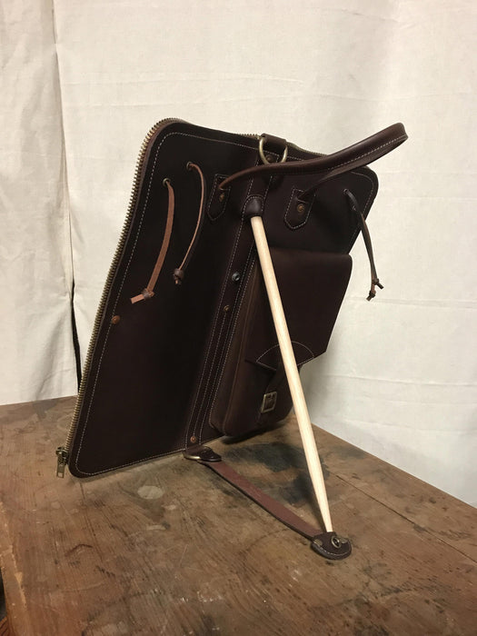 Tackle Leather Stick Bag - Brown