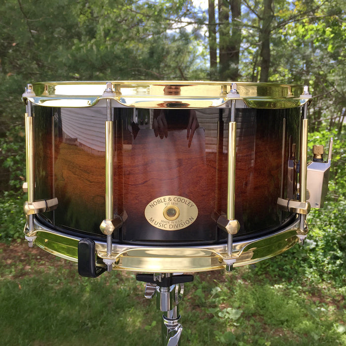 Noble & Cooley 14" x 7" Classic SS Cherry Shell - Honey Maple Burst w/ Brass Hdw
