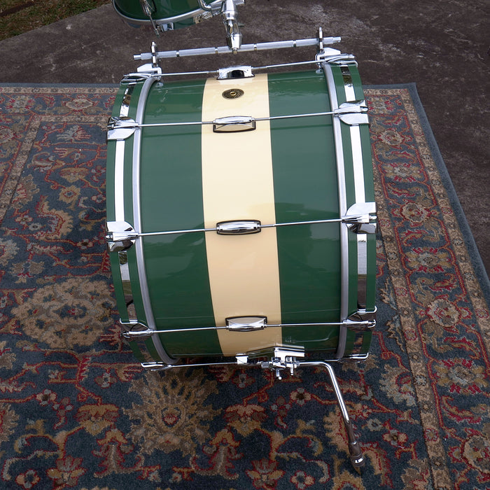 Gretsch Broadkaster 3pc Shell Pack in Two-Tone Catalina Green and Ivory Gloss Lacquer