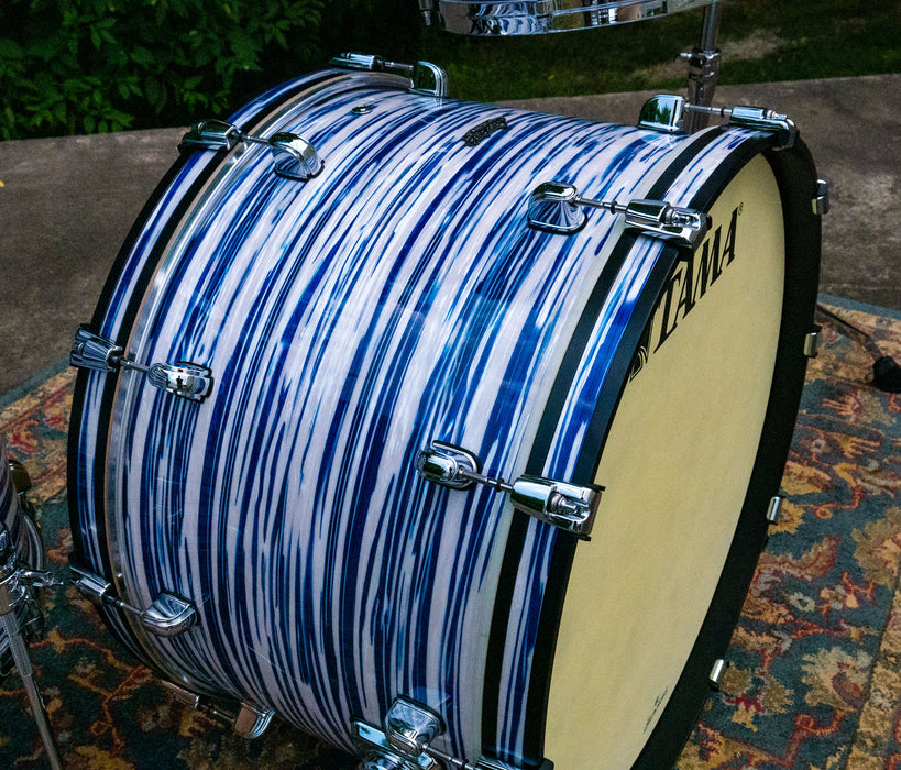 Tama Starclassic Maple 3pc Shell Pack in Blue & White Oyster