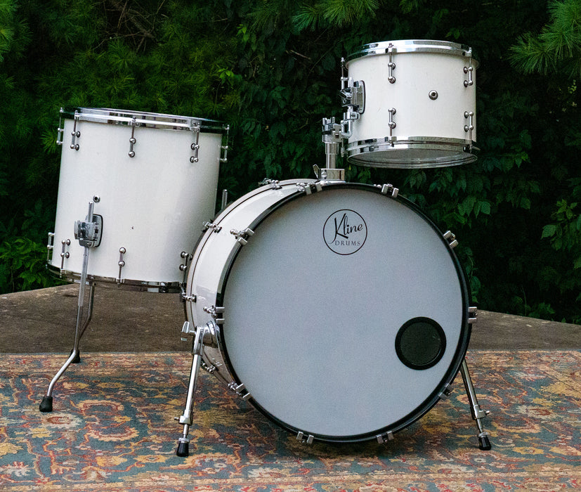 Ludwig & Gretsch Hybrid 3pc Shell Pack in White Gloss