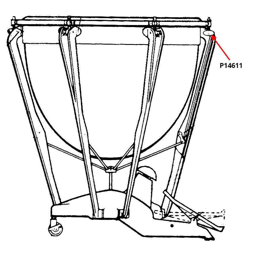 Ludwig Oval Bell Crank Link — барабани включениLudwig Oval Bell Crank Link — барабани включени  