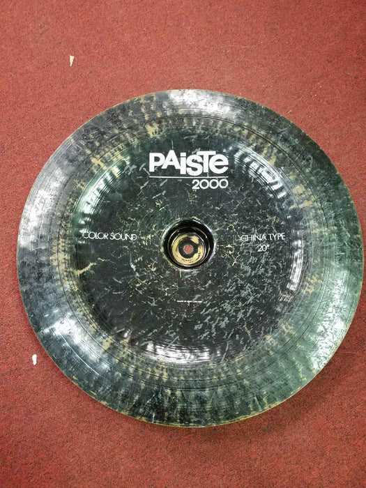 Paiste 2000 Colorsound 20" China - Black - 1800 Grams