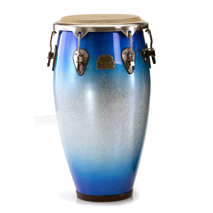 Pearl Elite 11 3/4" Fiberglass Conga - Blue Sparkle Burst