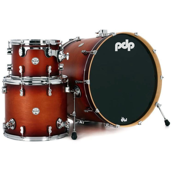 PDP Concept Maple Rock Shell Pack Satin Tobacco Burst