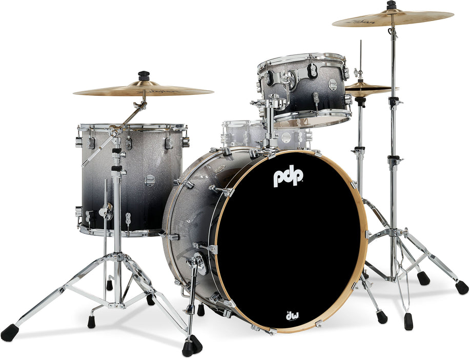 PDP Concept Maple Rock Shell Pack Silver to Black Fade