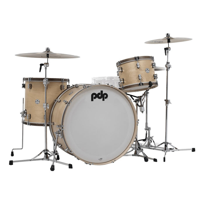 PDP Concept Classic 26" 3pc Maple Shell Pack - Natural w/ Walnut Hoops