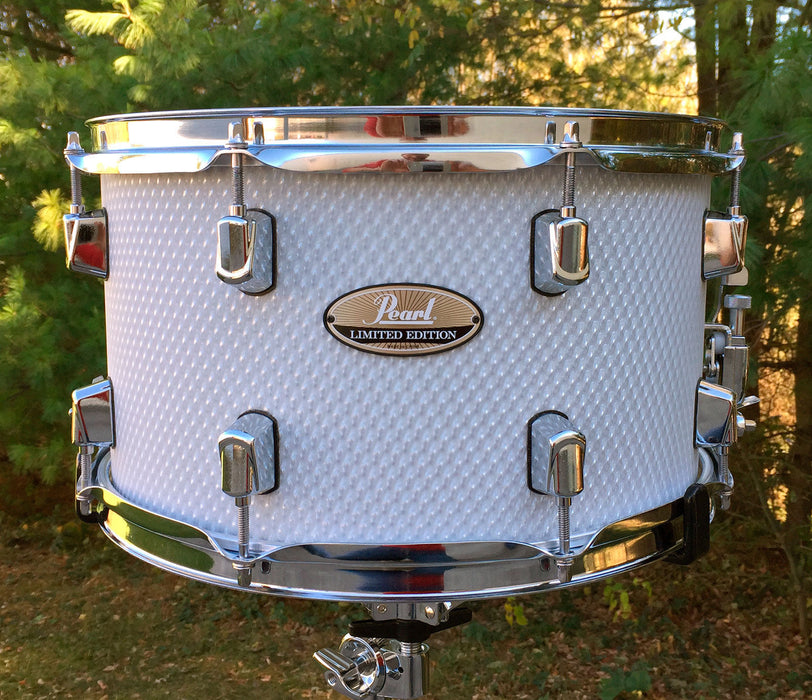 Pearl Limited Edition 8x14" White Honeycomb Maple Snare Drum LMPR-1480S/C726