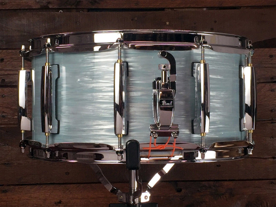 Pearl STS Session Studio Select 14" x 6.5" Snare Drum Ice Blue Oyster